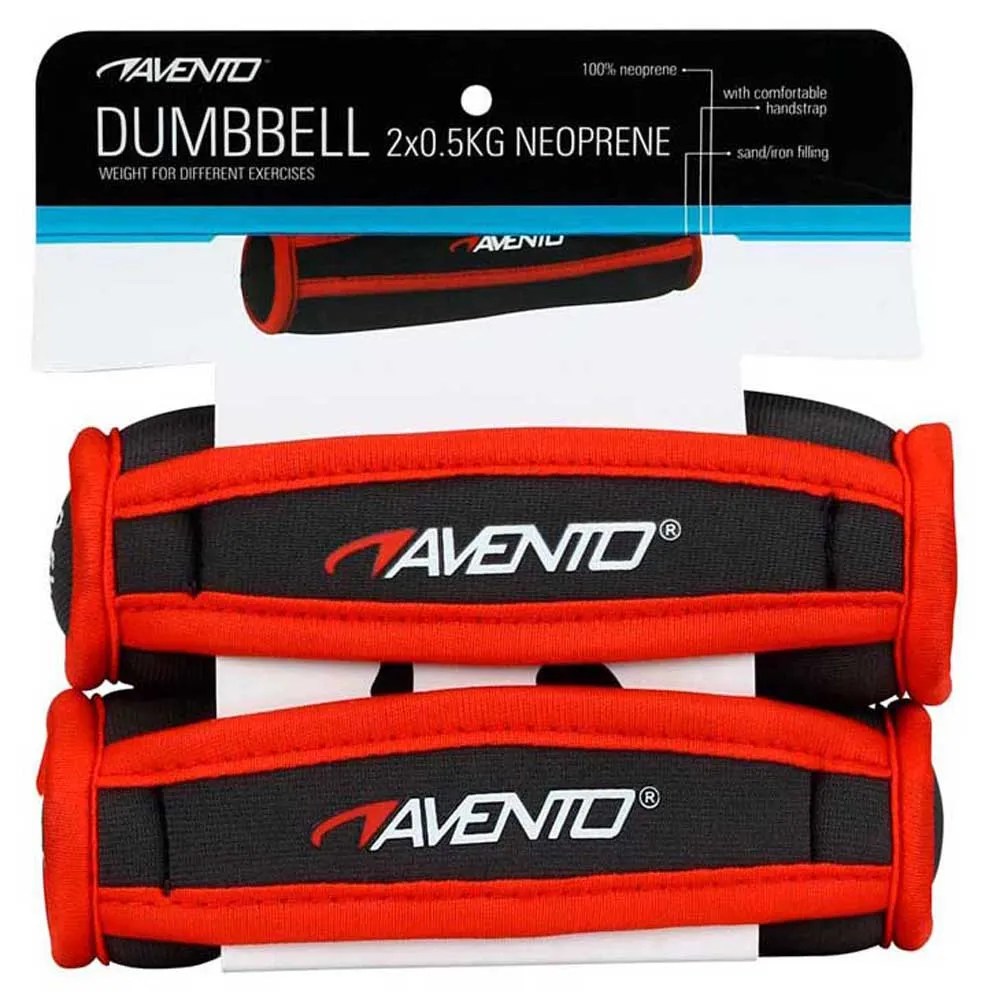 AVENTO Soft Neoprene Dumbbell 500gr 2 Units - Image 3