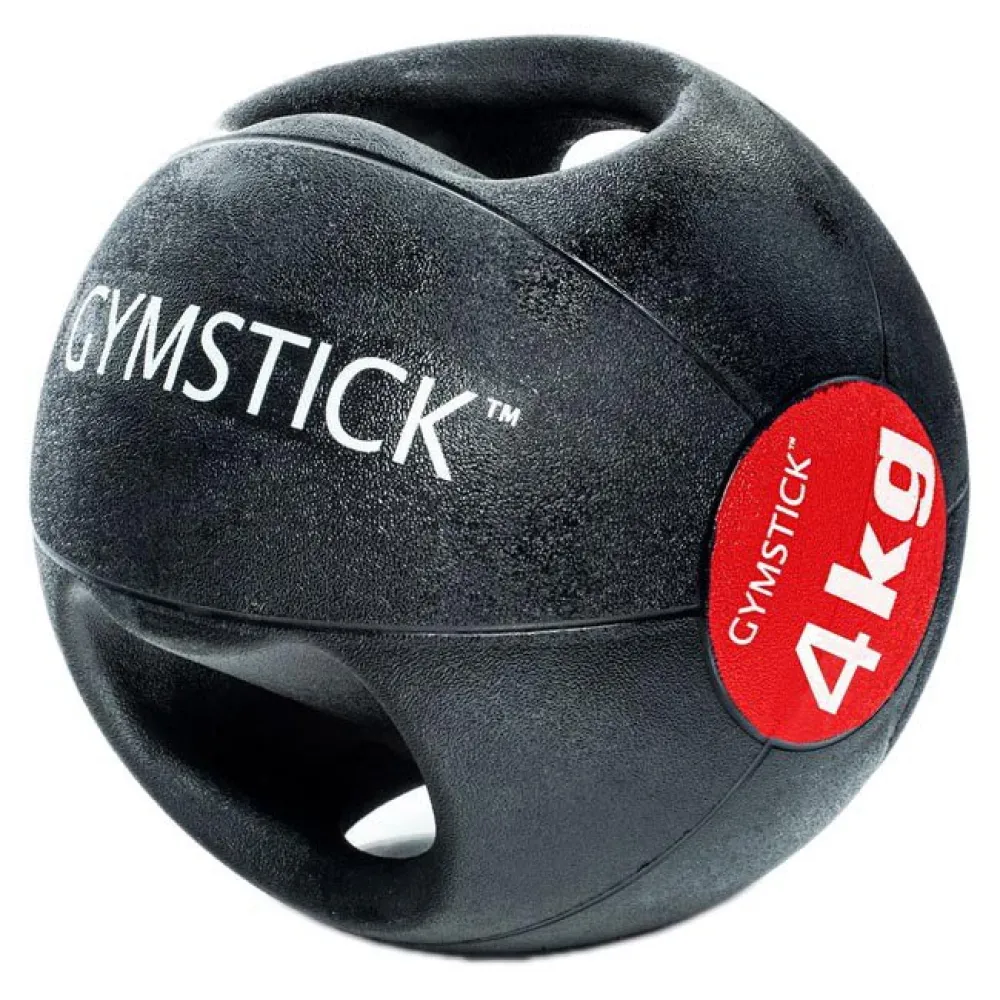 Gymstick Rubber Medicine Ball With Handles 4kg