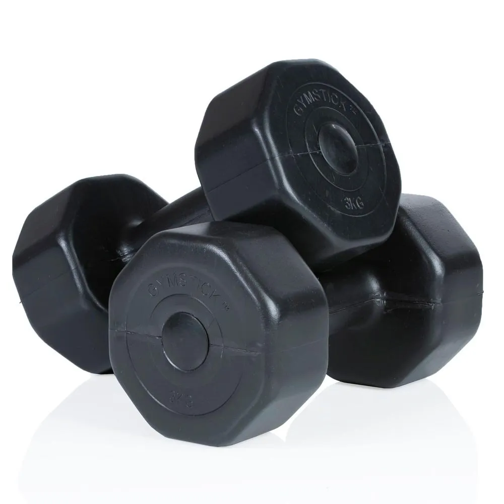 Gymstick Vinyl Dumbbells 2 X 3kg