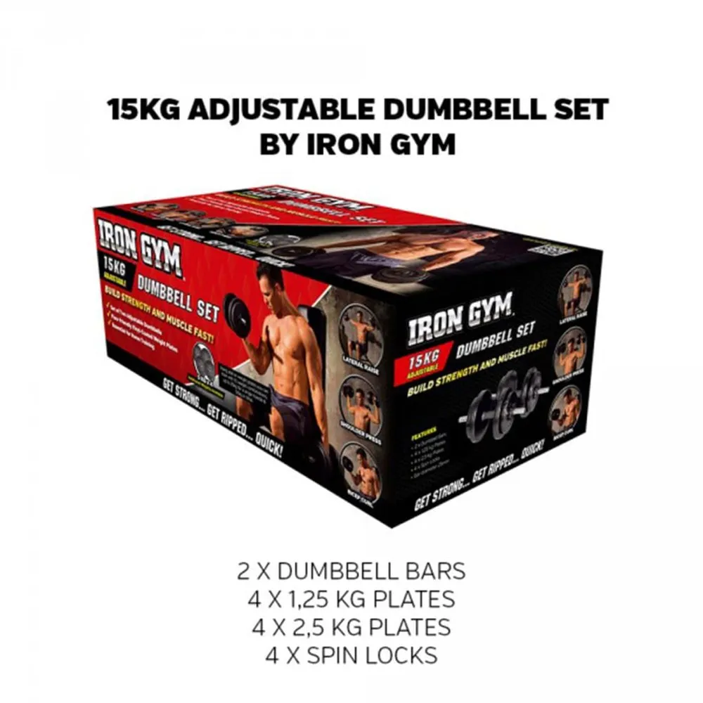 Adjustable Dumbbell Set 15Kg - Image 6