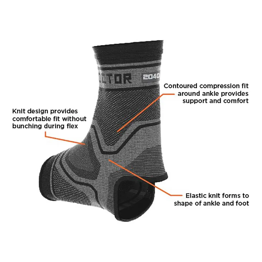 SHOCK DOCTOR Compression Knit Ankle Sleeve - Image 2
