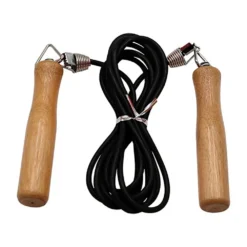 SOFTEE PVC Skipping Rope With Wooden Handle
