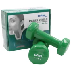 SOFTEE Vinyl Dumbbells Set 1.5kg