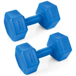 Spokey Monster II 4kg PVC Coated Dumbbell 2 Units