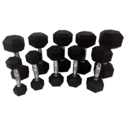 Tunturi Rubber Dumbbell Kit 10 Units