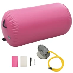 VIDAXL Inflatable Gymnastic Rollpump 120X90Cm Pvc