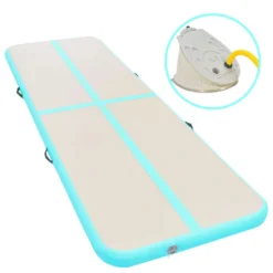 VIDAXL Inflatable Gymnastics Mat With Pump Pvc 300x100x10 Cm