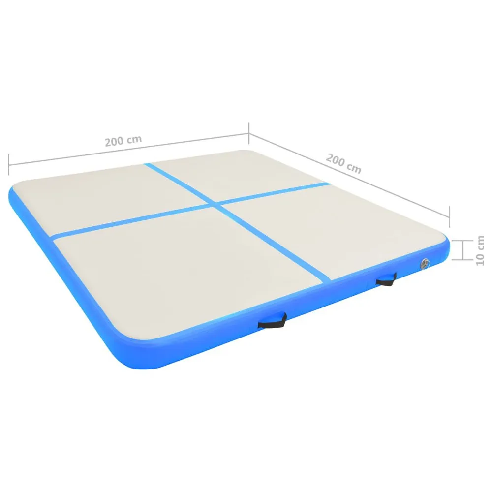 VIDAXL Pvc Inflatable Gymnastics Mat With Pump 200X200X10Cm - Image 4
