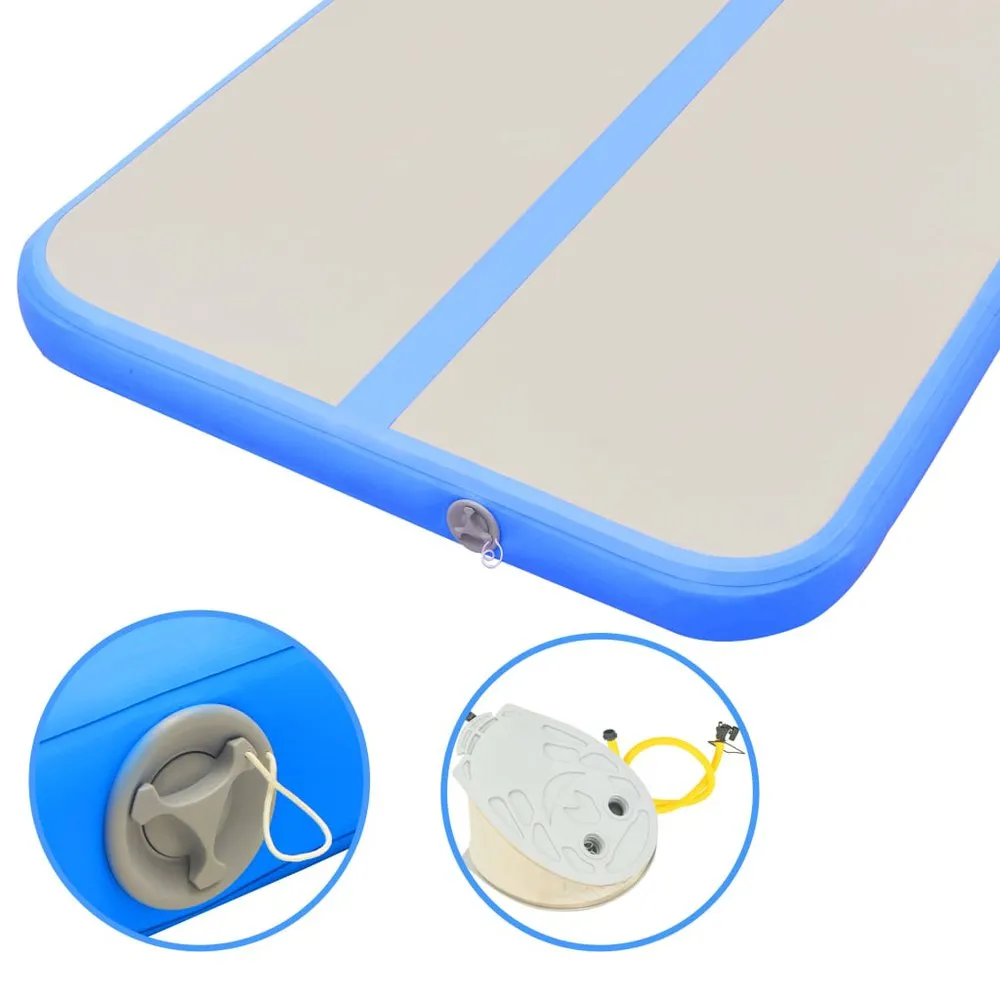VIDAXL Pvc Inflatable Gymnastics Mat With Pump 700X100X10Cm - Image 7