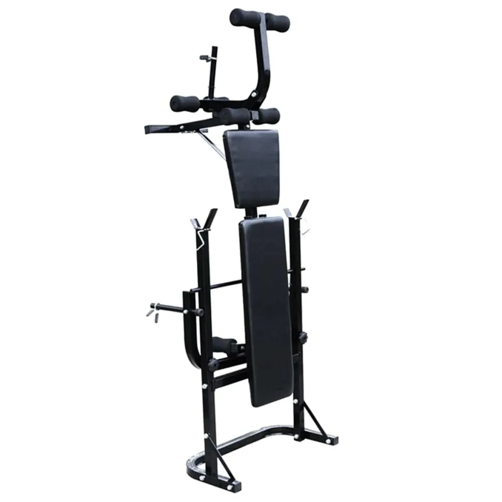 VIDAXL Weight Benchweight Rack. Barbell And Dumbbell Set 60.5Kg - Image 2