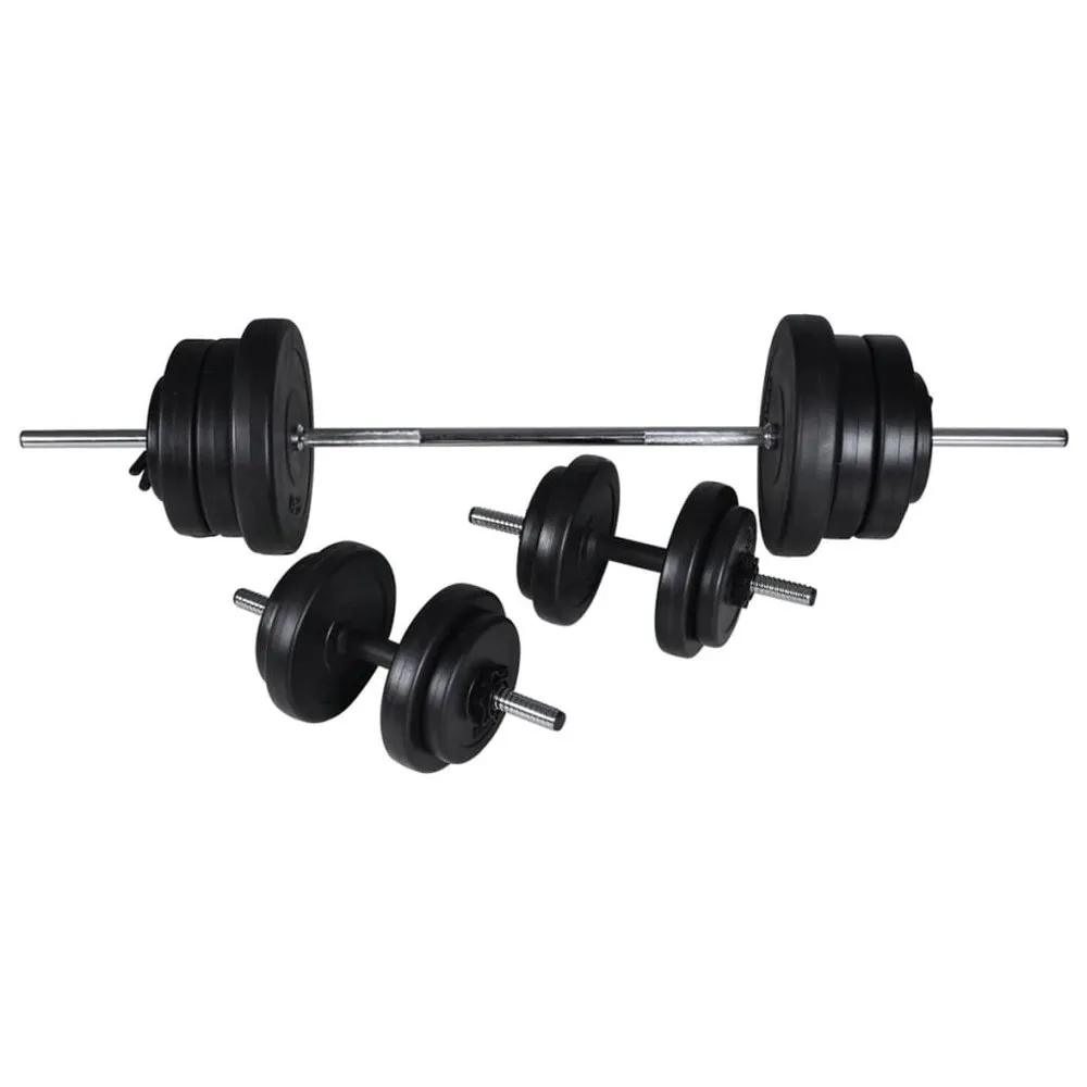 VIDAXL Weight Benchweight Rack. Barbell And Dumbbell Set 60.5Kg - Image 6